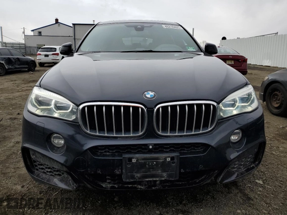 2016 BMW X6 xDrive50i with VIN 5UXKU6C55G0S82426, listed as a Copart auction lot 46218405 with 162,120 mi miles and Salvage Title. Bid and sale history available at carsss.com. Image 5.