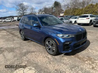 2020 BMW X7 M50i z VIN 5UXCX6C08L9B15440, wystawiony jako Copart lot #48511485 z przebiegiem 82 788 mil mil oraz Czysty tytuł • Clean title. Historia ofert i sprzedaży dostępna na DreamBid. Obrazek 4.