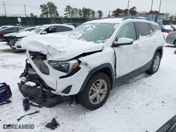 2020 GMC Terrain SLE with VIN 3GKALTEV7LL302611, listed as a IAAI auction lot 41353562 with 50,634 mi miles. Bid and sale history available at carsss.com. Image 20.