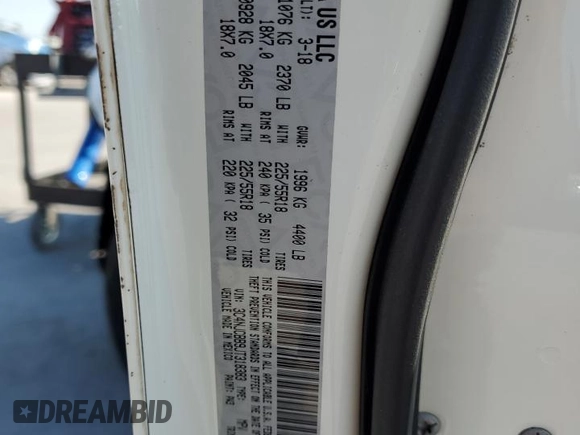 2018 Jeep Compass Latitude with VIN 3C4NJCBB9JT318383, listed as a Copart auction lot 53422815 with 98,482 mi miles and Salvage Title. Bid and sale history available at carsss.com. Image 14.