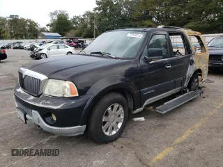 2003 Lincoln Navigator Ultimate with VIN 5LMFU27R93LJ43832, listed as a Copart auction lot 77978214 with 0 mi miles and Non Repairable. Bid and sale history available at carsss.com. Image 1.
