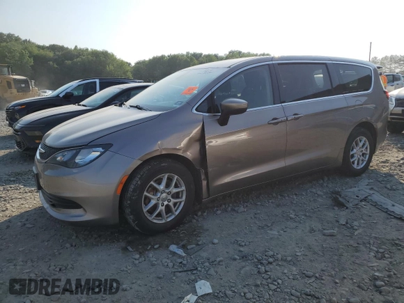 2017 Chrysler Pacifica Touring with VIN 2C4RC1DG1HR536856, listed as a Copart auction lot 58973155 with 142,520 mi miles and Salvage title. Bid and sale history available at DreamBid. Image 1.