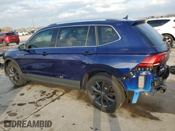 2024 Volkswagen Tiguan SE with VIN 3VVNB7AX1RM062426, listed as a Copart auction lot 43279425 with 10,654 mi miles and Salvage title. Bid and sale history available at DreamBid. Image 2.