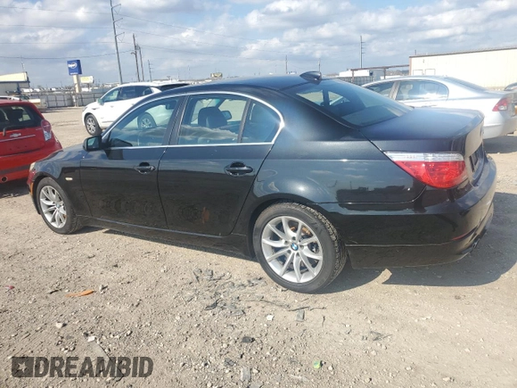 2008 BMW 5 Series 550i with VIN WBANW53568CT49017, listed as a Copart auction lot 44167845 with 159,396 mi miles and Salvage Title. Bid and sale history available at carsss.com. Image 2.