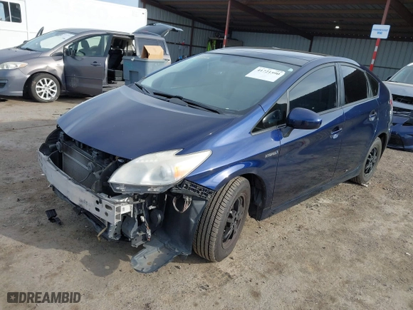 2013 Toyota Prius One with VIN JTDKN3DU6D1713445, listed as a IAAI auction lot 41721590 with 170,547 mi miles. Bid and sale history available at carsss.com. Image 18.