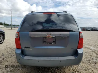 2007 Kia Sedona EX with VIN KNDMB233176172560, listed as a Copart auction lot 69004084 with 93,574 mi miles and Salvage Title. Bid and sale history available at carsss.com. Image 6.