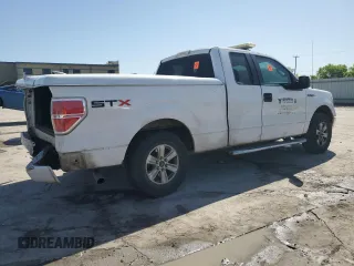2013 Ford F-150 XL with VIN 1FTFX1CF8DFC11624, listed as a Copart auction lot 52699215 with 201,598 mi miles and Salvage Title. Bid and sale history available at carsss.com. Image 3.
