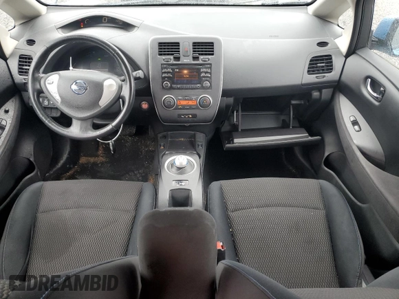 2014 Nissan LEAF SV z VIN 1N4AZ0CPXEC333675, wystawiony jako Copart lot #47853455 z przebiegiem 73 045 mil mil oraz Szkoda całkowita • Salvage title. Historia ofert i sprzedaży dostępna na DreamBid. Obrazek 8.