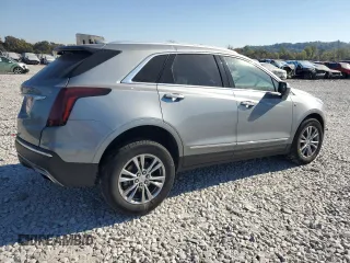 2023 Cadillac XT5 FWD Premium Luxury with VIN 1GYKNCRS6PZ100071, listed as a Copart auction lot 76248224 with 25,613 mi miles and Salvage Title. Bid and sale history available at carsss.com. Image 3.