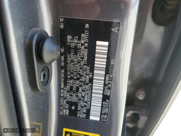 2010 Toyota Highlander SE with VIN 5TDJK3EH2AS031778, listed as a Copart auction lot 49379575 with 164,289 mi miles and Salvage Title. Bid and sale history available at carsss.com. Image 15.