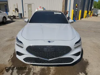 2022 Genesis G70 3.3T with VIN KMTG54TE8NU085587, listed as a Copart auction lot 57897535 with 23,785 mi miles and Salvage title. Bid and sale history available at DreamBid. Image 5.