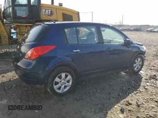 2007 Nissan Versa 1.8 S with VIN 3N1BC13EX7L418854, listed as a Copart auction lot 50765145 with 334,472 mi miles and Salvage Title. Bid and sale history available at carsss.com. Image 3.