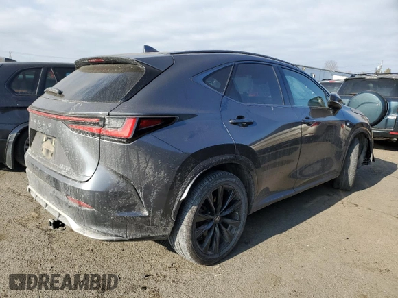 2022 Lexus NX with VIN 2T2KGCEZ9NC003484, listed as a Copart auction lot 88879755 with 54,890 mi miles and Salvage Title. Bid and sale history available at carsss.com. Image 3.