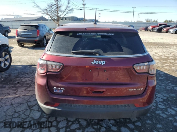 2022 Jeep Compass Sport с VIN 3C4NJDAB2NT178075, выставлен на аукционе Copart как лот 42215285 с пробегом 69 652 миль миль и На запчасти • Non repairable. История ставок и продаж доступна на DreamBid. Изображение 6.