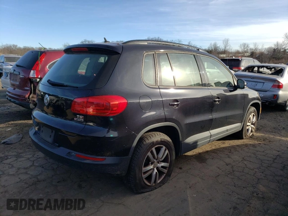 2016 Volkswagen Tiguan S with VIN WVGBV7AX7GW597813, listed as a Copart auction lot 88015075 with 73,544 mi miles and Salvage Title. Bid and sale history available at DreamBid. Image 3.