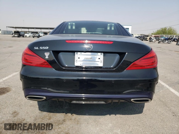 2018 Mercedes-Benz SL 550 with VIN WDDJK7DA9JF050023, listed as a Copart auction lot 64726874 with 48,126 mi miles and Salvage title. Bid and sale history available at DreamBid. Image 6.