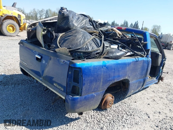 2004 Chevrolet Silverado 1500 Work Truck with VIN 1GCEC14XX4Z265911, listed as a IAAI auction lot 42043955 with 1 mi miles. Bid and sale history available at carsss.com. Image 4.