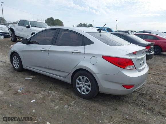 2012 Hyundai Accent GLS with VIN KMHCT4AE5CU242474, listed as a IAAI auction lot 41455547 with 163,199 mi miles. Bid and sale history available at carsss.com. Image 3.