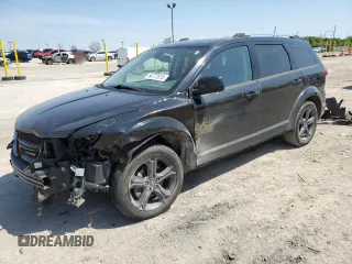 2020 Dodge Journey Crossroad z VIN 3C4PDCGB3LT188337, wystawiony jako Copart lot #54777015 z przebiegiem 132 898 mil mil oraz Szkoda całkowita • Salvage title. Historia ofert i sprzedaży dostępna na DreamBid. Obrazek 1.