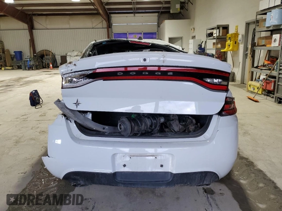 2015 Dodge Dart SXT with VIN 1C3CDFBB3FD406668, listed as a Copart auction lot 45358335 with 101,468 mi miles and Salvage Title. Bid and sale history available at carsss.com. Image 6.