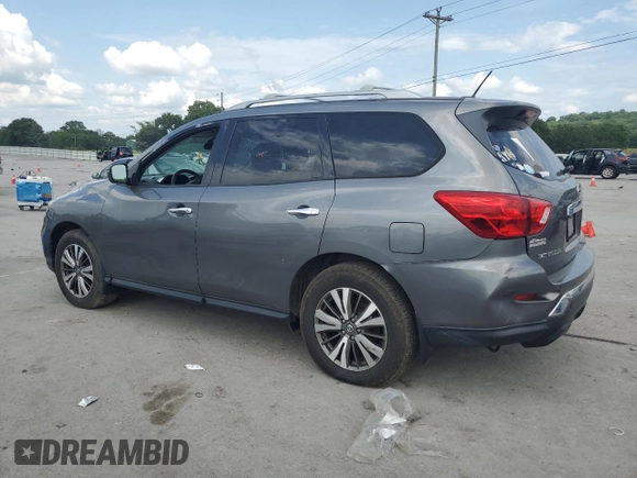 2018 Nissan Pathfinder S with VIN 5N1DR2MM8JC617027, listed as a Copart auction lot 59629955 with 150,162 mi miles and Clean title. Bid and sale history available at DreamBid. Image 2.