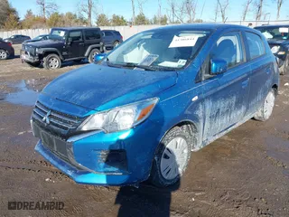 2022 Mitsubishi Mirage ES with VIN ML32AUHJ8NH002729, listed as a IAAI auction lot 41386844 with 27365 miles. Bid and sale history available at carsss.com. Image 16.