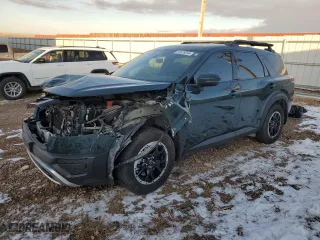 2024 Nissan Pathfinder SV with VIN 5N1DR3BD0RC233389, listed as a Copart auction lot 85539044 with 15,422 mi miles and Salvage Title. Bid and sale history available at carsss.com. Image 1.