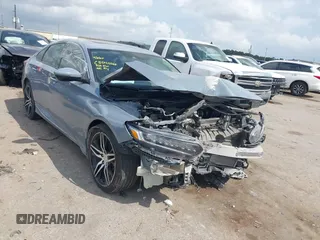 2021 Honda Accord Touring z VIN 1HGCV2F92MA012409, wystawiony jako IAAI lot #42087681 z przebiegiem Nie podano mil oraz . Historia ofert i sprzedaży dostępna na DreamBid. Obrazek 1.
