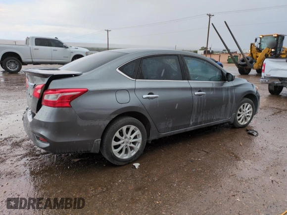 2017 Nissan Sentra S with VIN 3N1AB7AP0HY258218, listed as a Copart auction lot 61551805 with 51,375 mi miles and Salvage title. Bid and sale history available at DreamBid. Image 3.