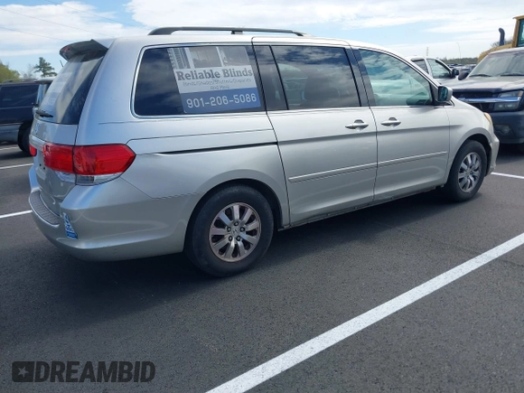2008 Honda Odyssey EX-L with VIN 5FNRL38718B076647, listed as a IAAI auction lot 41854493 with 168,455 mi miles. Bid and sale history available at carsss.com. Image 4.
