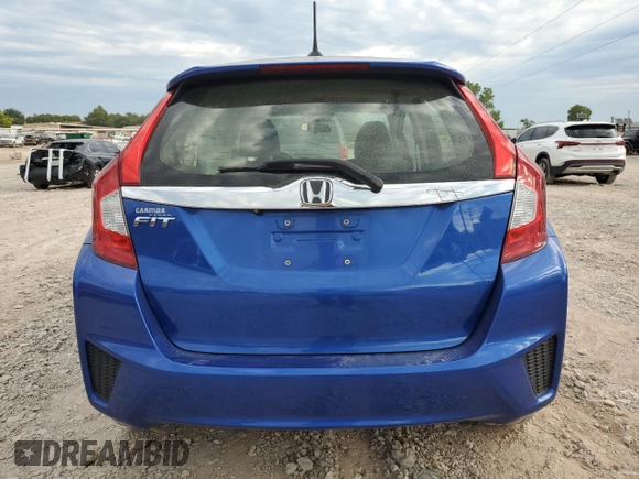 2017 Honda Fit EX-L with VIN JHMGK5H99HS018102, listed as a Copart auction lot 75699334 with Not provided miles and Salvage title. Bid and sale history available at DreamBid. Image 6.