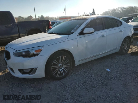2014 Kia Cadenza Premium with VIN KNALN4D70E5139677, listed as a Copart auction lot 85655924 with 171,362 mi miles and Salvage Title. Bid and sale history available at carsss.com. Image 1.