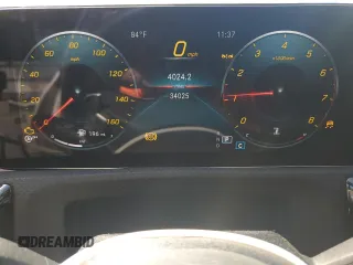 2023 Mercedes-Benz CLA 250 with VIN W1K5J4GB7PN330139, listed as a Copart auction lot 52972605 with 34,025 mi miles and Salvage Title. Bid and sale history available at DreamBid. Image 9.