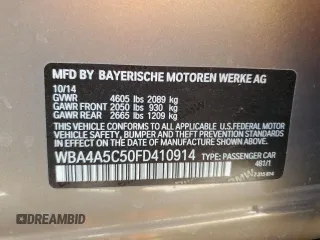 2015 BMW 4 Series 428i with VIN WBA4A5C50FD410914, listed as a Copart auction lot 48481695 with 159,742 mi miles and Clean Title. Bid and sale history available at carsss.com. Image 12.