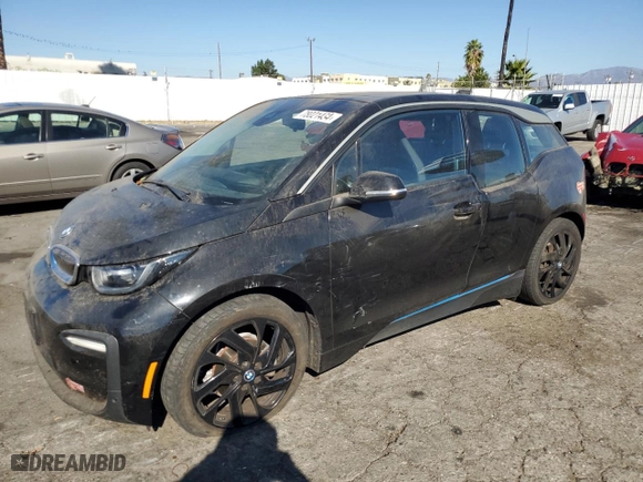 2018 BMW i3 with VIN WBY7Z2C52JVE61794, listed as a Copart auction lot 78021434 with 55,342 mi miles and Salvage Title. Bid and sale history available at carsss.com. Image 1.