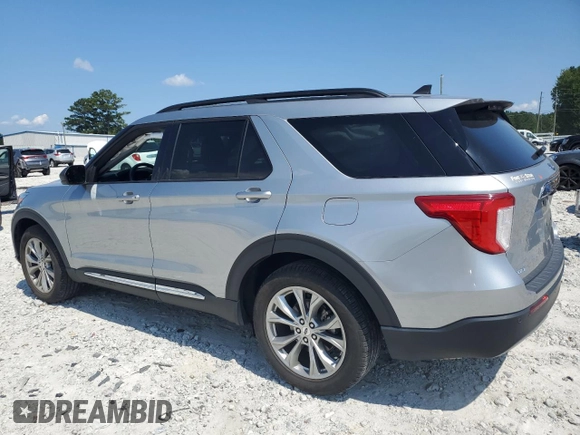 2023 Ford Explorer XLT with VIN 1FMSK7DH6PGA48191, listed as a Copart auction lot 62588395 with 24,383 mi miles and Salvage title. Bid and sale history available at DreamBid. Image 2.