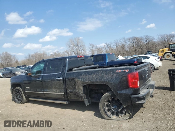 2016 Chevrolet Silverado 1500 High Country with VIN 3GCUKTEC5GG208414, listed as a Copart auction lot 50716275 with 88,319 mi miles and Salvage Title. Bid and sale history available at DreamBid. Image 2.