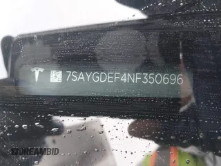 2022 Tesla Model Y Performance z VIN 7SAYGDEF4NF350696, wystawiony jako IAAI lot #41662924 z przebiegiem 36 747 mil mil oraz . Historia ofert i sprzedaży dostępna na DreamBid. Obrazek 9.