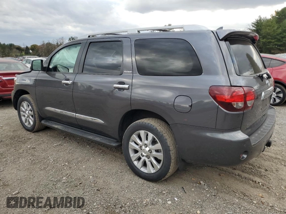 2018 Toyota Sequoia Platinum with VIN 5TDDY5G19JS158048, listed as a Copart auction lot 79352984 with 129,083 mi miles and Salvage Title. Bid and sale history available at carsss.com. Image 2.