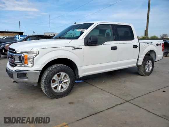2019 Ford F-150 XL with VIN 1FTEW1E55KFA67272, listed as a Copart auction lot 50564095 with 145,631 mi miles and Non Repairable. Bid and sale history available at carsss.com. Image 1.