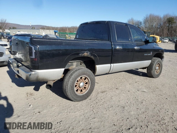 2005 Dodge Ram 2500 SLT with VIN 3D7KS28C95G760756, listed as a Copart auction lot 82155214 with 242,175 mi miles and Salvage Title. Bid and sale history available at carsss.com. Image 3.
