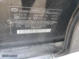 2016 Hyundai Sonata 2.4L Sport with VIN 5NPE34AF7GH269455, listed as a Copart auction lot 89130425 with 129,830 mi miles and Salvage Title. Bid and sale history available at carsss.com. Image 13.