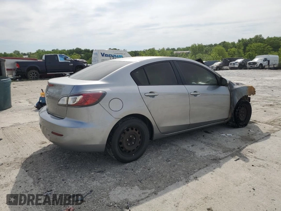 2013 Mazda 3 i SV with VIN JM1BL1TF0D1721425, listed as a Copart auction lot 57344615 with Not provided miles and Clean title. Bid and sale history available at DreamBid. Image 3.