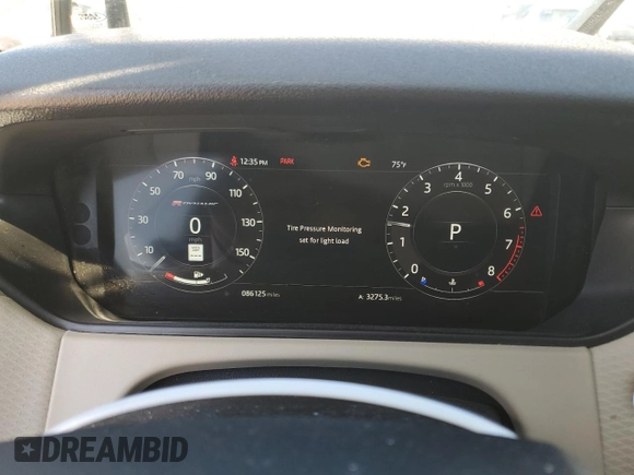 2018 Land Rover Range Rover Velar R-Dynamic SE with VIN SALYL2RX1JA776504, listed as a Copart auction lot 48592815 with 86,125 mi miles and Salvage Title. Bid and sale history available at carsss.com. Image 9.