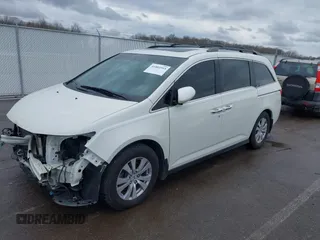 2016 Honda Odyssey EX-L with VIN 5FNRL5H64GB012832, listed as a IAAI auction lot 41881915 with 127,067 mi miles. Bid and sale history available at carsss.com. Image 18.
