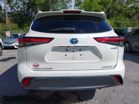 2021 Toyota Highlander Hybrid Limited with VIN 5TDYARAH2MS009326, listed as a IAAI auction lot 41674315 with 76,104 mi miles and . Bid and sale history available at DreamBid. Image 17.