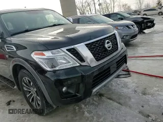 2020 Nissan Armada SL with VIN JN8AY2NC3L9621331, listed as a Copart auction lot 43926685 with 116,566 mi miles and Salvage Title. Bid and sale history available at carsss.com. Image 14.