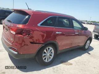 2016 Kia Sorento LX with VIN 5XYPG4A37GG087068, listed as a Copart auction lot 52555575 with 75,223 mi miles and Salvage Title. Bid and sale history available at carsss.com. Image 3.