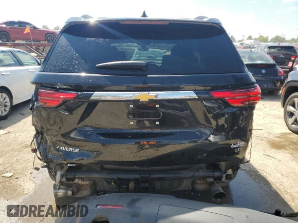 2022 Chevrolet Traverse LT Leather with VIN 1GNERHKW9NJ125843, listed as a Copart auction lot 69592374 with 42,535 mi miles and Salvage Title. Bid and sale history available at carsss.com. Image 6.