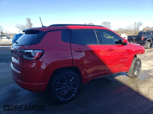 2023 Jeep Compass Limited with VIN 3C4NJDCN3PT542059, listed as a Copart auction lot 88052715 with 19,820 mi miles and Salvage Title. Bid and sale history available at carsss.com. Image 3.